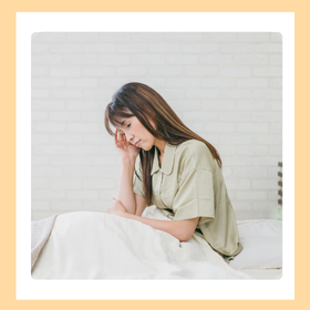 女性の体調不良のイメージ
