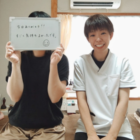 患者様との2ショット写真