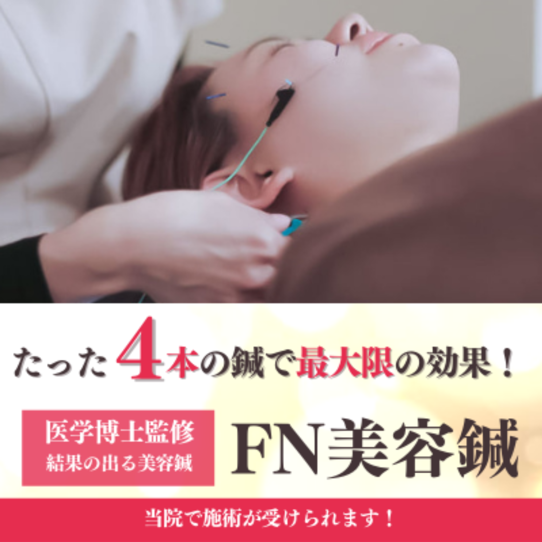 たった4本の鍼で最大限の効果 医学博士監修FN美容鍼